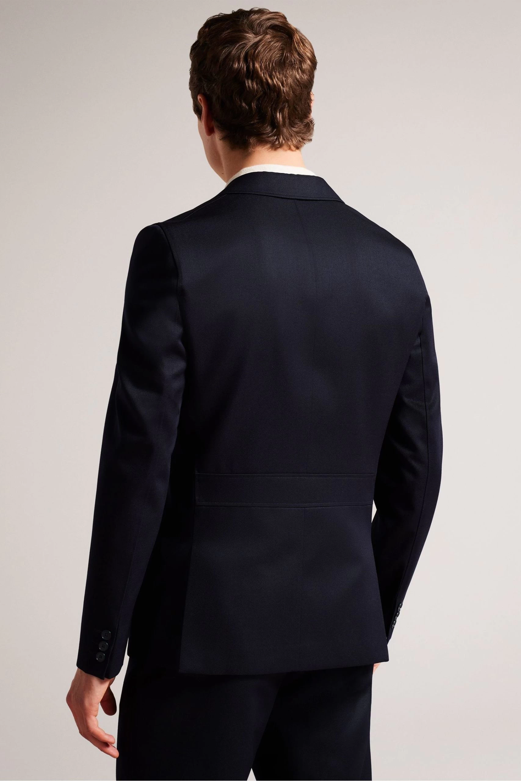 Ted Baker Blue Single Breasted Jacket 4 Ted Baker Blue Single Breasted Jacket - Image 2