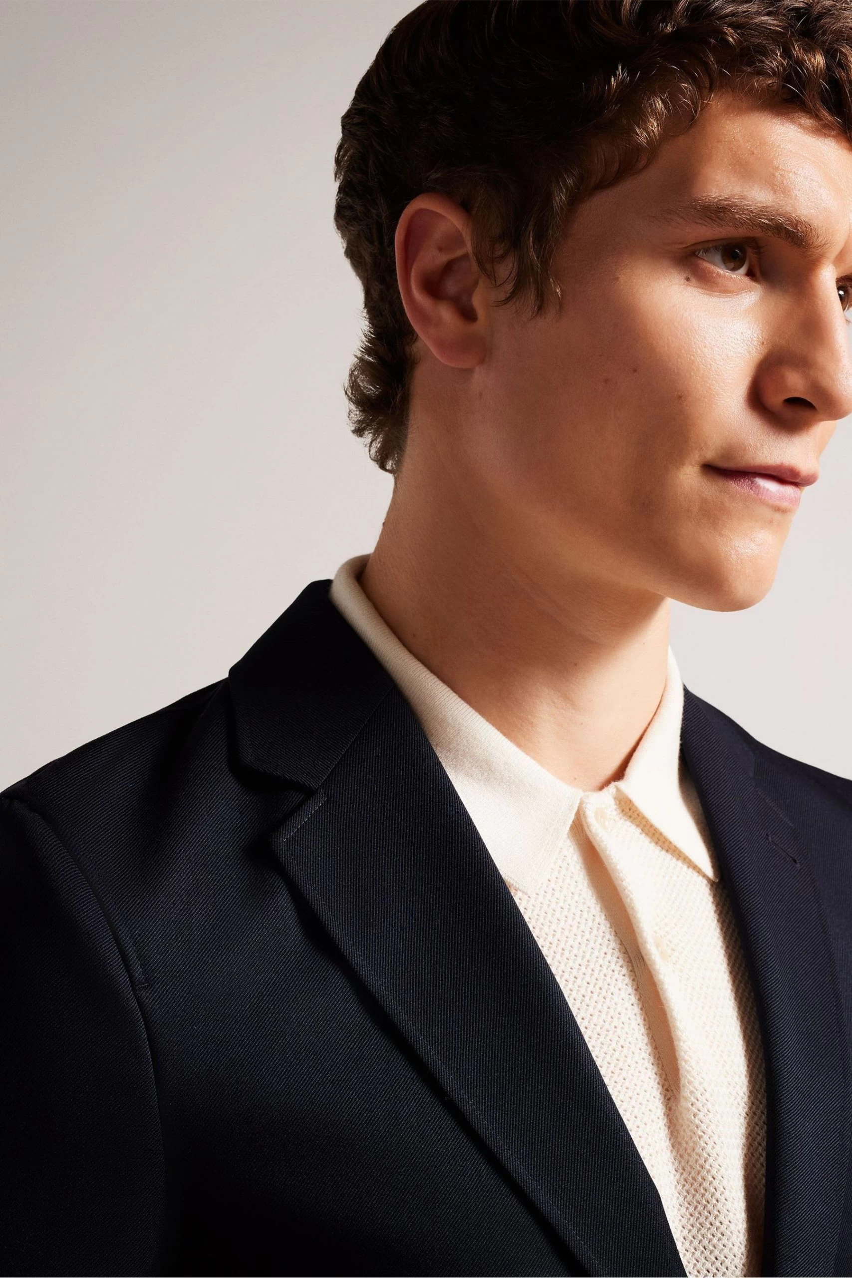 Ted Baker Blue Single Breasted Jacket 6 Ted Baker Blue Single Breasted Jacket - Image 4