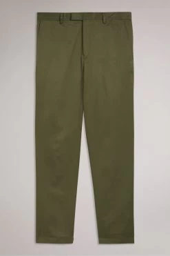 Ted Baker Green Luciant Slim Fit Twill Trousers 11 Ted Baker Green Luciant Slim Fit Twill Trousers -Ted Baker Shop 835119s4