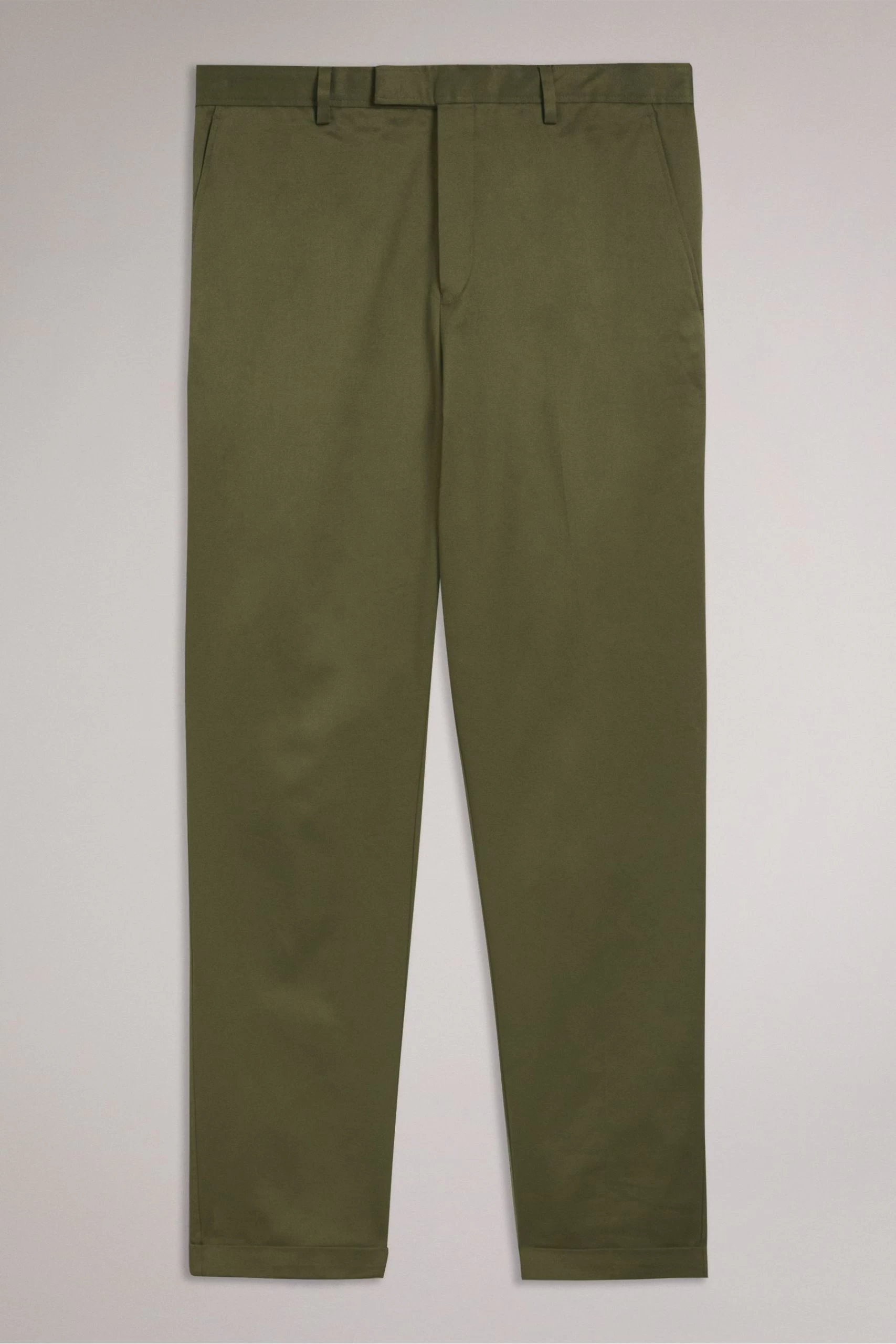 Ted Baker Green Luciant Slim Fit Twill Trousers 6 Ted Baker Green Luciant Slim Fit Twill Trousers - Image 4