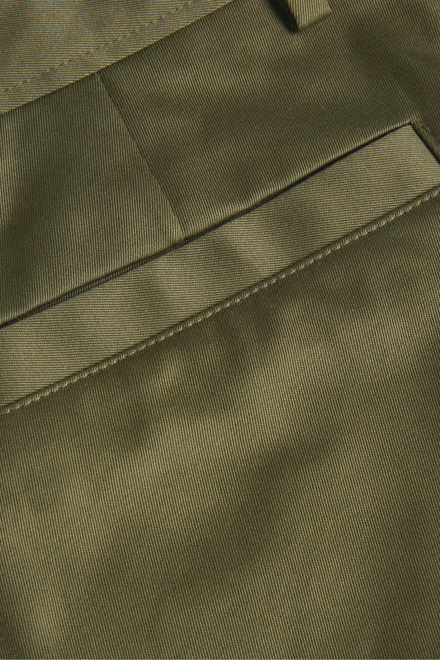 Ted Baker Green Luciant Slim Fit Twill Trousers 7 Ted Baker Green Luciant Slim Fit Twill Trousers - Image 5