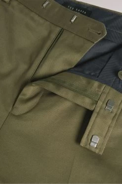 Ted Baker Green Luciant Slim Fit Twill Trousers 13 Ted Baker Green Luciant Slim Fit Twill Trousers -Ted Baker Shop 835119s6