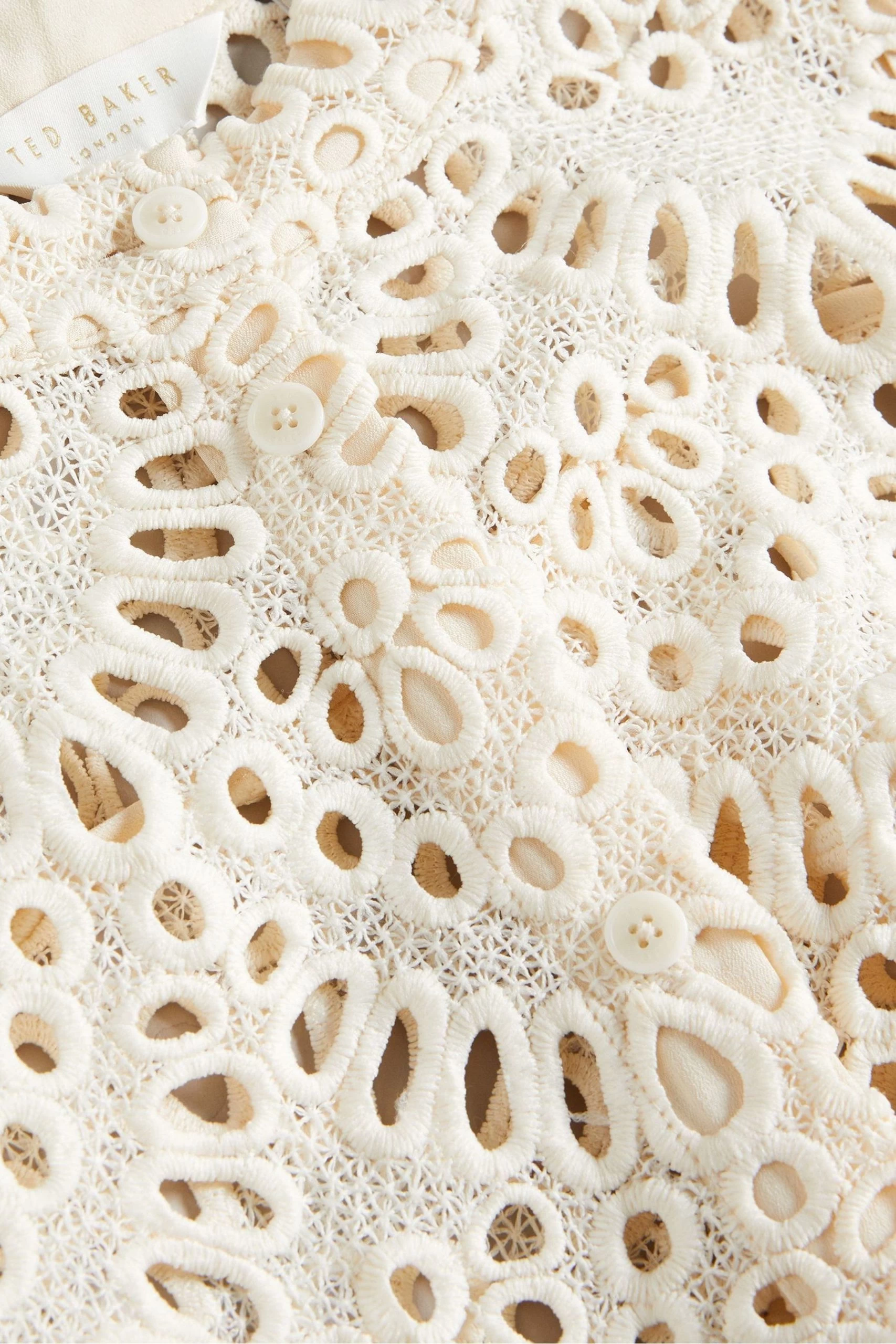 Ted Baker Lezzley Oversized Shirt White Dress 7 Ted Baker Lezzley Oversized Shirt White Dress - Image 5