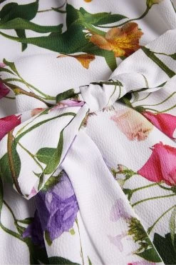 Ted Baker Marggoh Blouson Sleeve White Maxi Dress -Ted Baker Shop 844218s6