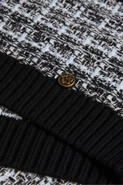 Ted Baker Cream Carmein Check Easy Fit Cardigan -Ted Baker Shop 865774s6