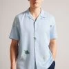 Ted Baker Blue Neele Short Sleeve Abstract Floral Shirts 2 Ted Baker Blue Neele Short Sleeve Abstract Floral Shirts -Ted Baker Shop 896391s