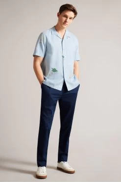 Ted Baker Blue Neele Short Sleeve Abstract Floral Shirts 9 Ted Baker Blue Neele Short Sleeve Abstract Floral Shirts -Ted Baker Shop 896391s3