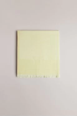 Ted Baker Yellow Esteli Logo Long Scarf