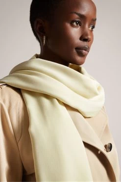 Ted Baker Yellow Esteli Logo Long Scarf 9 Ted Baker Yellow Esteli Logo Long Scarf -Ted Baker Shop 909082s4