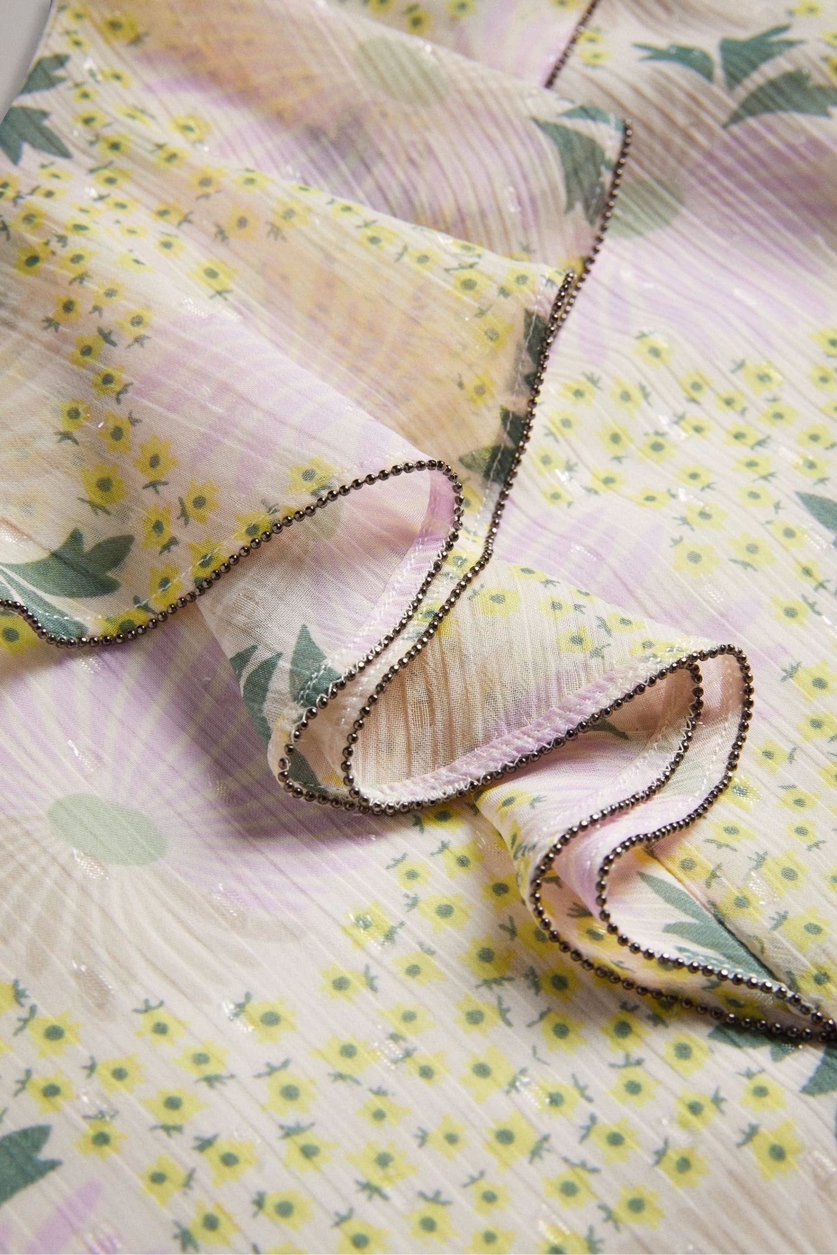 Ted Baker Yellow Shaunia Ruffle V-Neck Cami 7 Ted Baker Yellow Shaunia Ruffle V-Neck Cami - Image 5