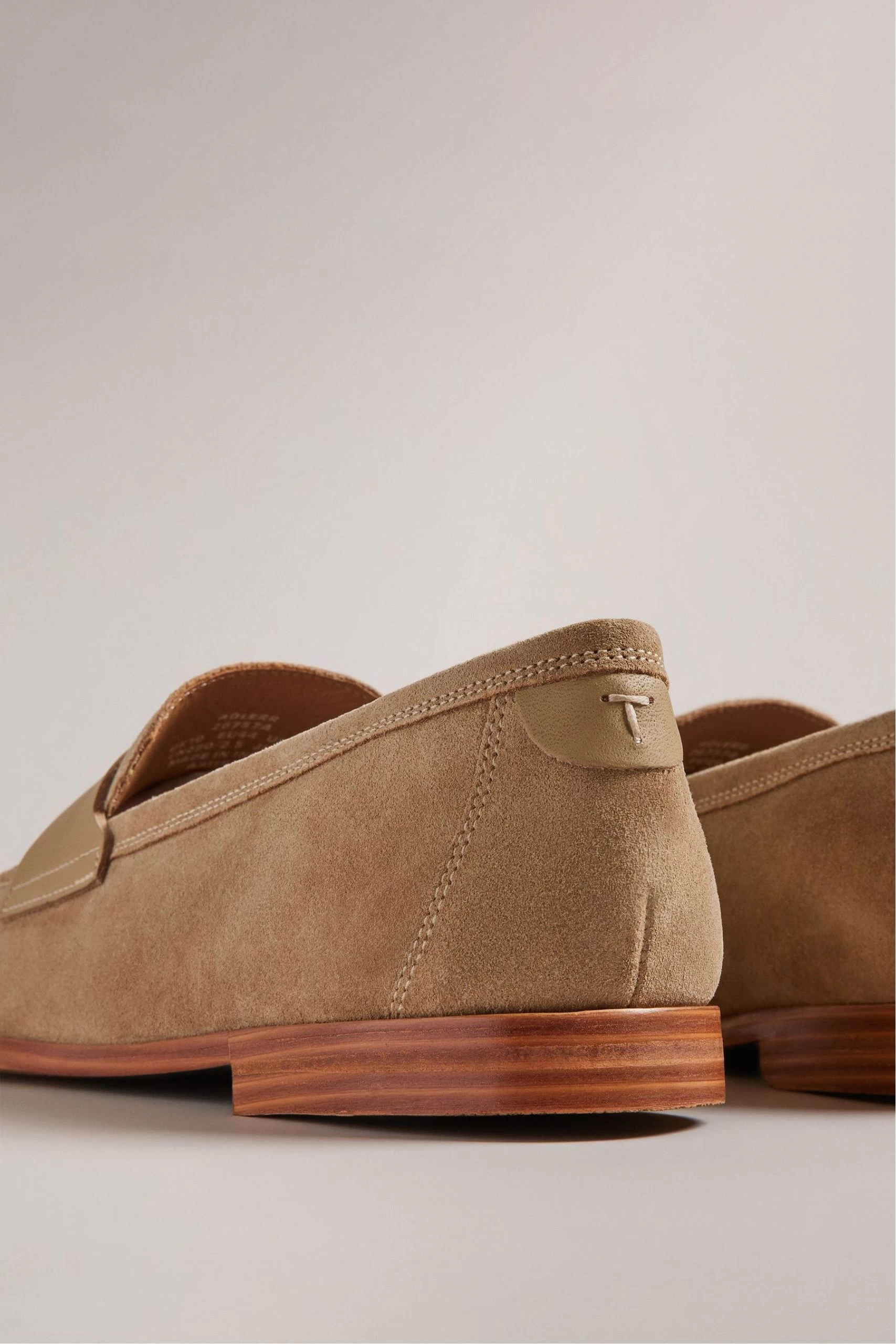 Ted Baker Adlerr Brown Suede Loafers With Leather 6 Ted Baker Adlerr Brown Suede Loafers With Leather - Image 4
