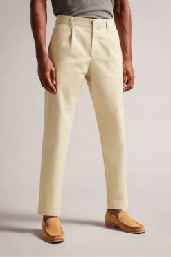 Ted Baker Natural Vedra Haldan Tapered Fit Trousers