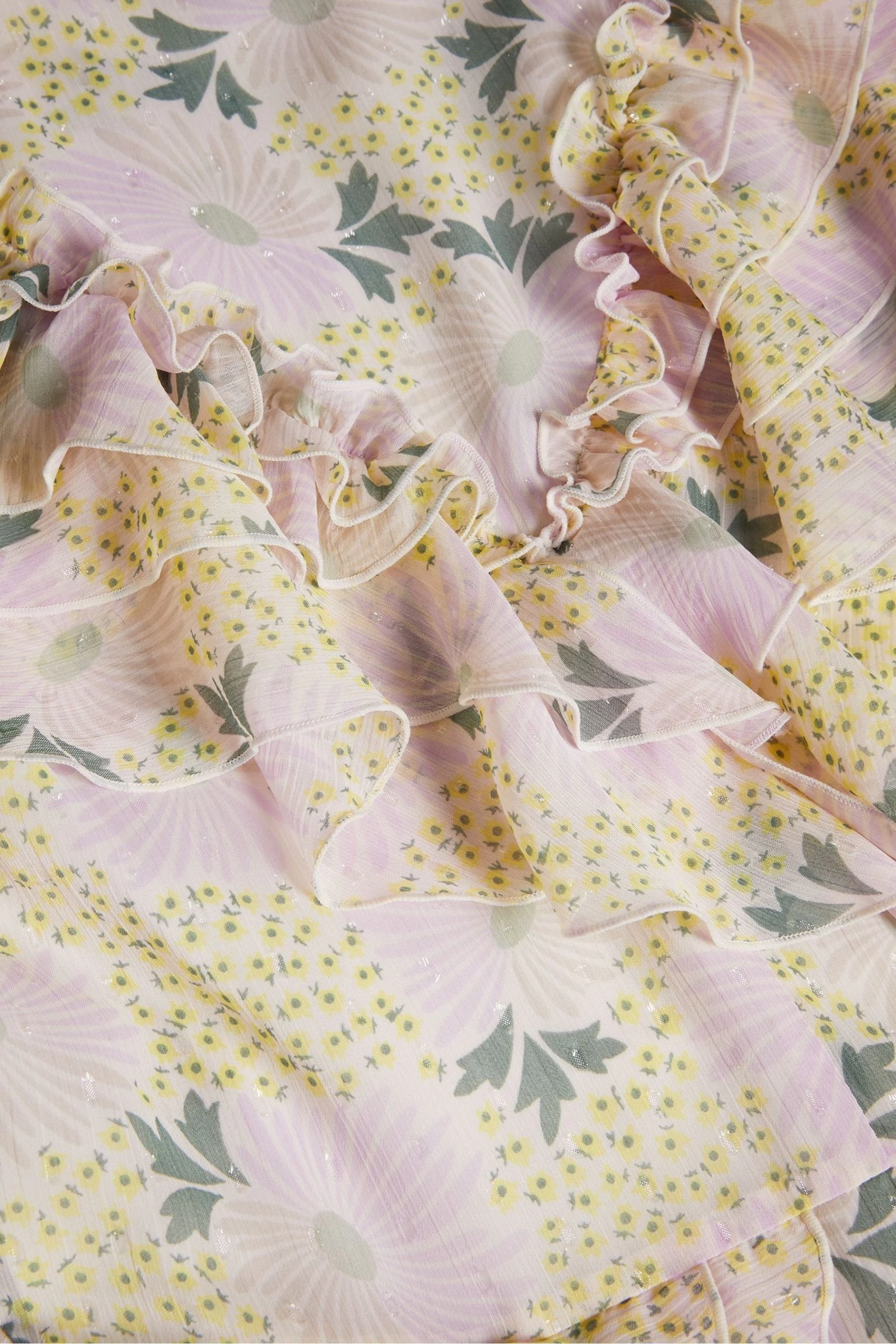 Ted Baker Yellow Vivyana Frilled Long Sleeve Maxi Dress 8 Ted Baker Yellow Vivyana Frilled Long Sleeve Maxi Dress - Image 6