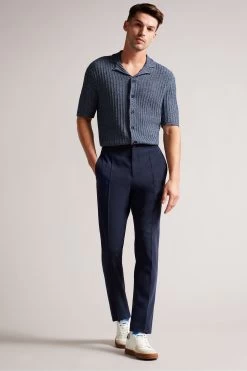 Ted Baker Blue Proof Short Sleeve Relaxed Fit Knitted Shirt 12 Ted Baker Blue Proof Short Sleeve Relaxed Fit Knitted Shirt -Ted Baker Shop 942766s3