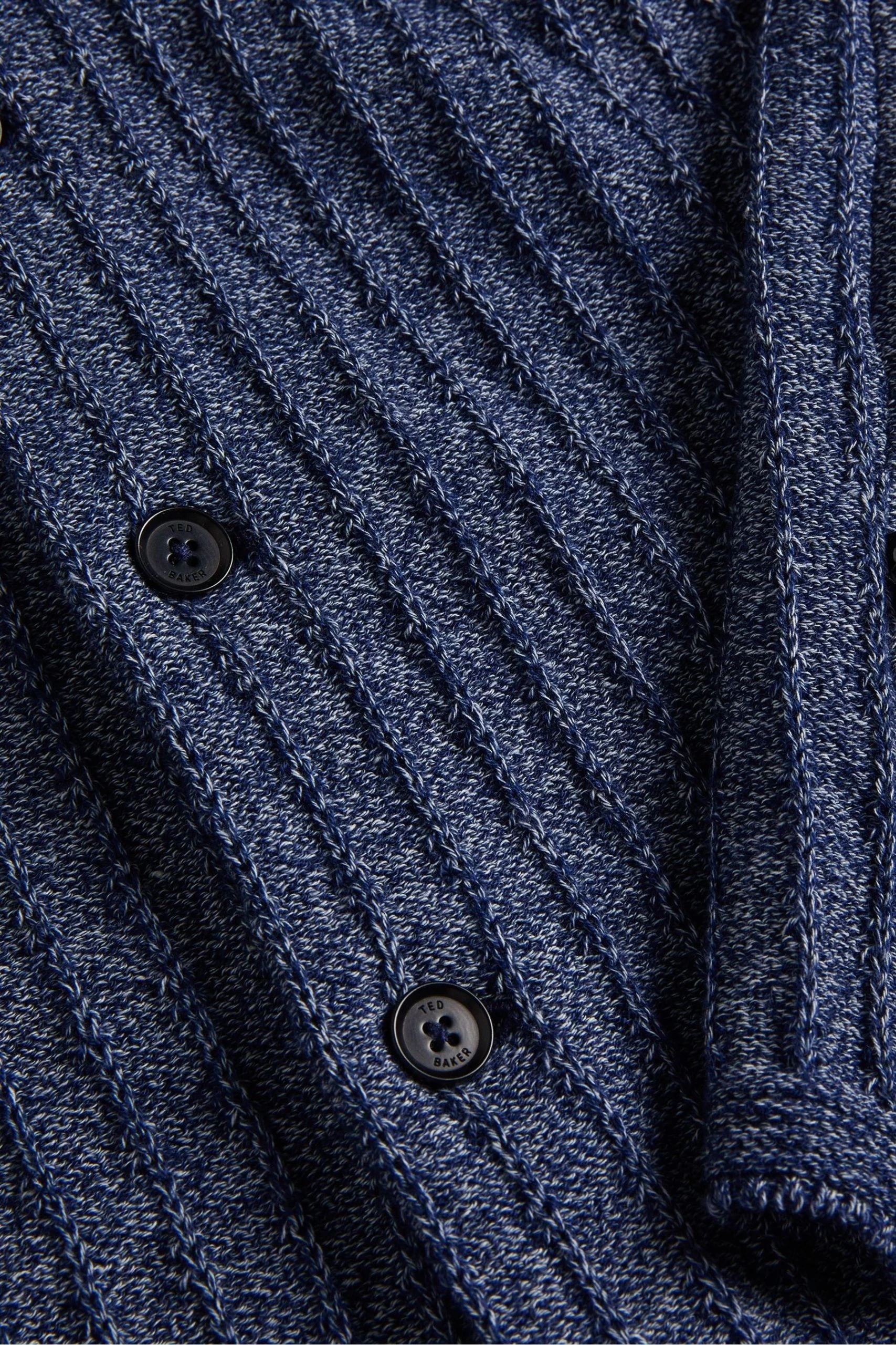 Ted Baker Blue Proof Short Sleeve Relaxed Fit Knitted Shirt 10 Ted Baker Blue Proof Short Sleeve Relaxed Fit Knitted Shirt - Image 8