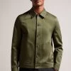 Ted Baker Green Lucianj Slim Fit Cotton Sateen Jacket 1 Ted Baker Green Lucianj Slim Fit Cotton Sateen Jacket -Ted Baker Shop 944950s