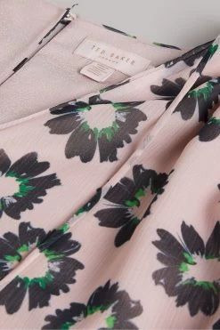 Ted Baker Pink Harlynn Split Sleeve Top With Neck Tie 13 Ted Baker Pink Harlynn Split Sleeve Top With Neck Tie -Ted Baker Shop 946914s6