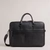 Ted Baker Canvess Black Texture Leather Document Bag 1 Ted Baker Canvess Black Texture Leather Document Bag -Ted Baker Shop 964768s