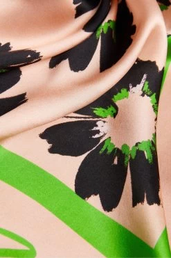 Ted Baker Pink Rubbyy Floral Printed Herringbone Scarf -Ted Baker Shop 972614s4