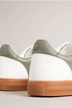 Ted Baker Barkerl Dk-Green Leather And Suede Sneakers 9 Ted Baker Barkerl Dk-Green Leather And Suede Sneakers -Ted Baker Shop 977529s3