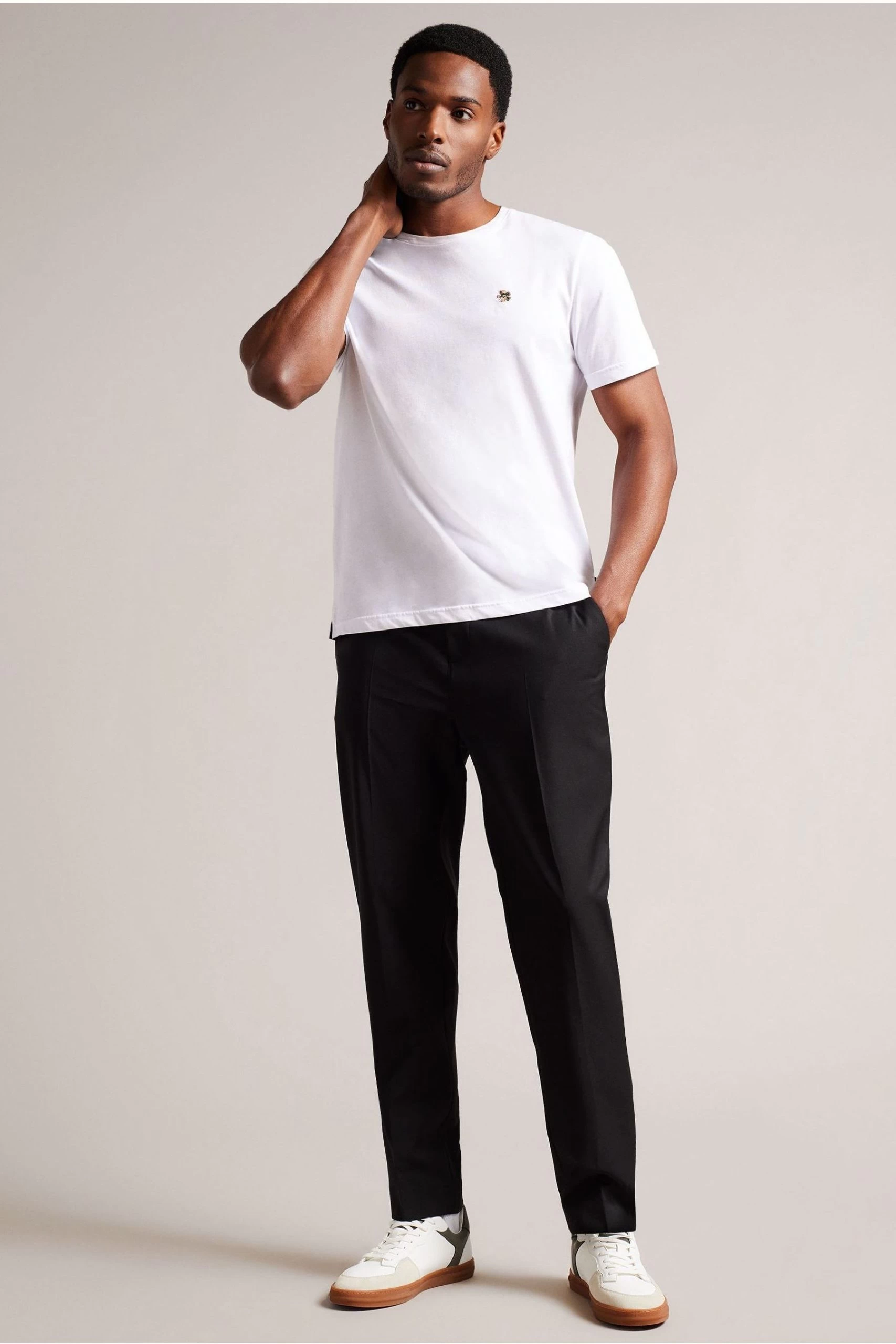 Ted Baker Barkerl Dk-Green Leather And Suede Sneakers 7 Ted Baker Barkerl Dk-Green Leather And Suede Sneakers - Image 5