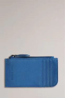 Ted Baker Blue Nubuck Cardholder