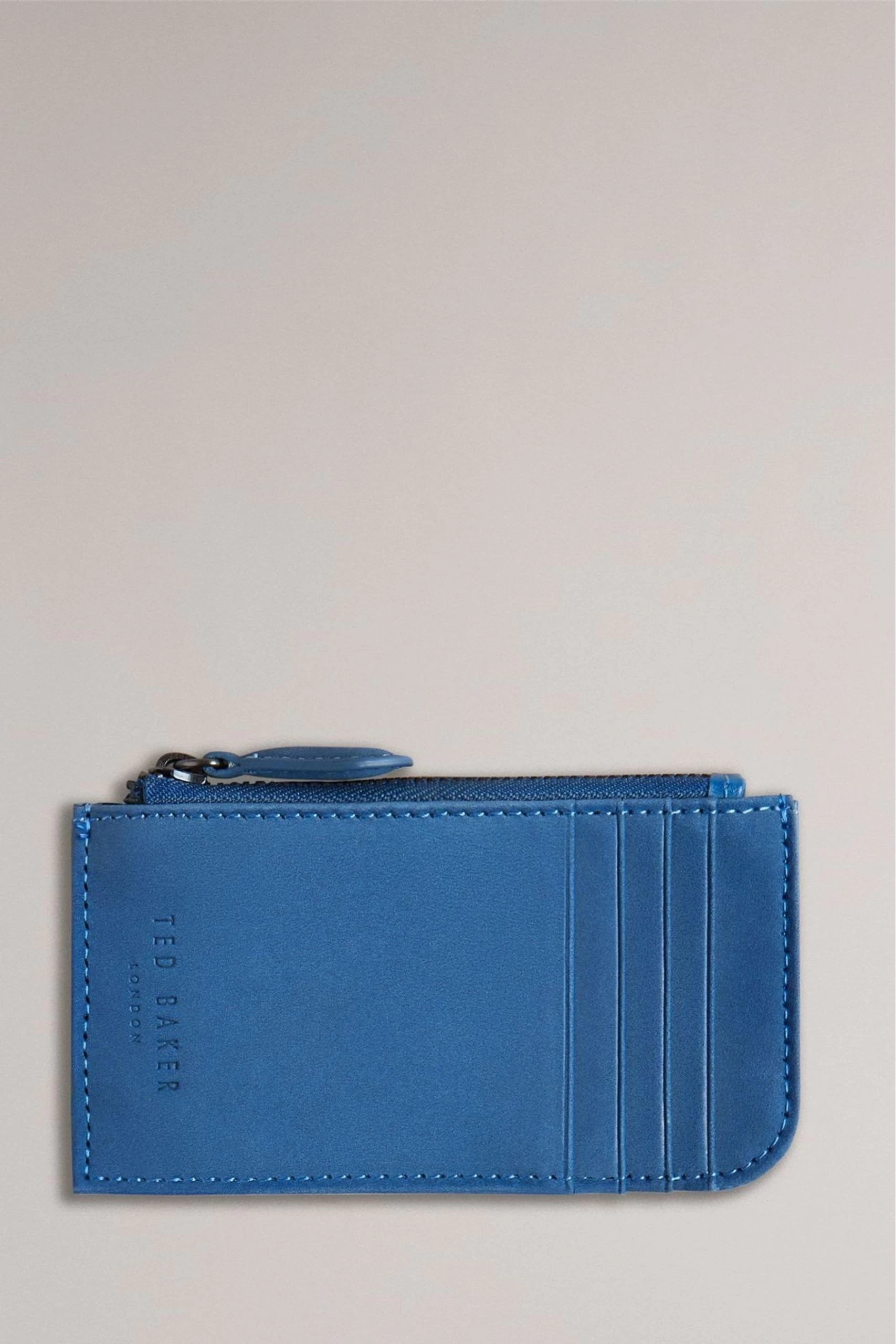 Ted Baker Blue Nubuck Cardholder 3 Ted Baker Blue Nubuck Cardholder