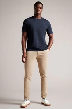 Ted Baker Navy Blue Wilkin Short Sleeved Branded T-Shirt 8 Ted Baker Navy Blue Wilkin Short Sleeved Branded T-Shirt -Ted Baker Shop 999834s3