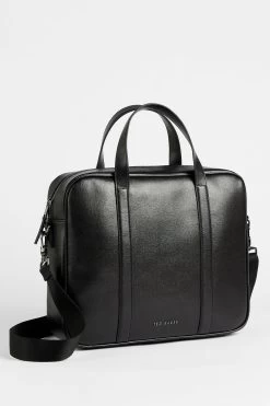 Ted Baker Strath Saffiano Leather Document Bag
