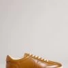 Ted Baker Mens Brown Robert Retro Leather Sneakers 2 Ted Baker Mens Brown Robert Retro Leather Sneakers -Ted Baker Shop A47806s