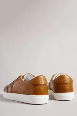 Ted Baker Mens Brown Robert Retro Leather Sneakers 8 Ted Baker Mens Brown Robert Retro Leather Sneakers -Ted Baker Shop A47806s3