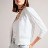 Ted Baker White Baliner Sequin Detail Knit Cardigan 1 Ted Baker White Baliner Sequin Detail Knit Cardigan -Ted Baker Shop A59190s