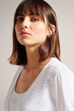 Ted Baker White Baliner Sequin Detail Knit Cardigan -Ted Baker Shop A59190s4