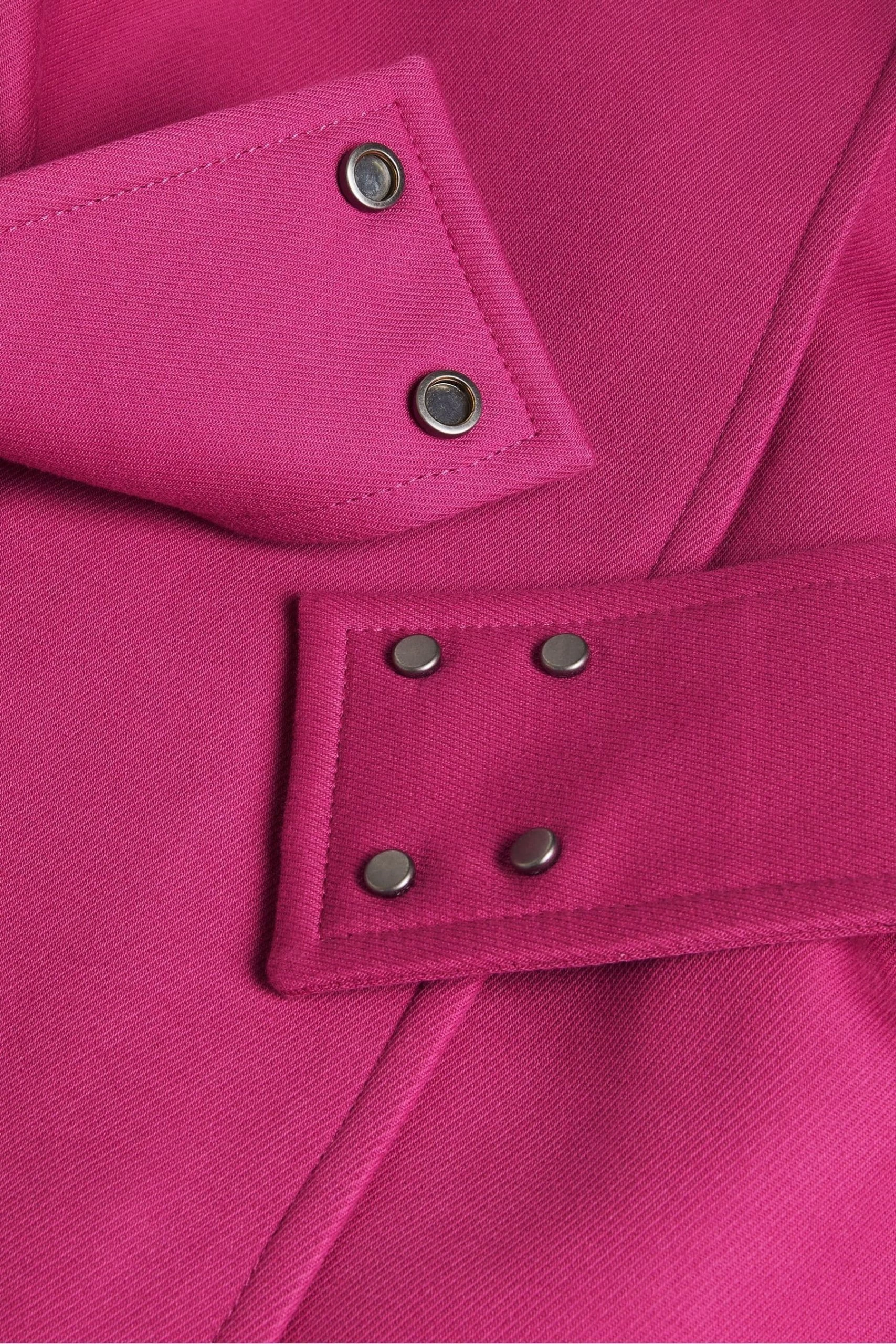 Ted Baker Purple Isolde Knee Length Trench Coat 7 Ted Baker Purple Isolde Knee Length Trench Coat - Image 5