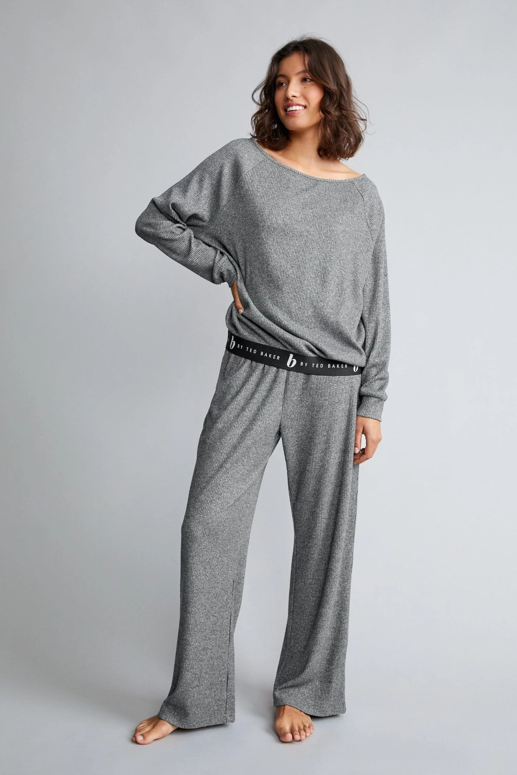 B By Ted Baker Rib Loungewear Trousers 3 B By Ted Baker Rib Loungewear Trousers