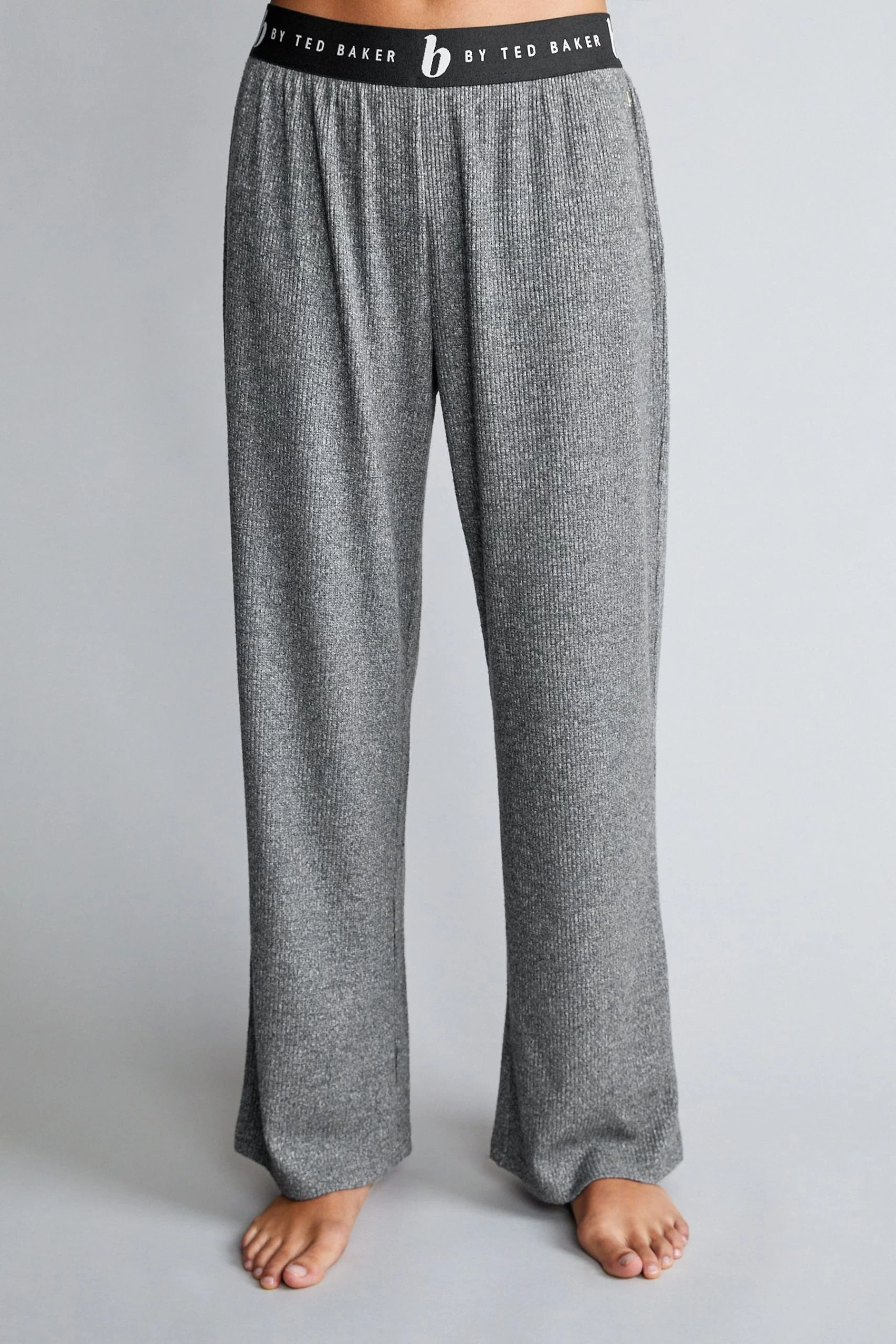 B By Ted Baker Rib Loungewear Trousers 4 B By Ted Baker Rib Loungewear Trousers - Image 2
