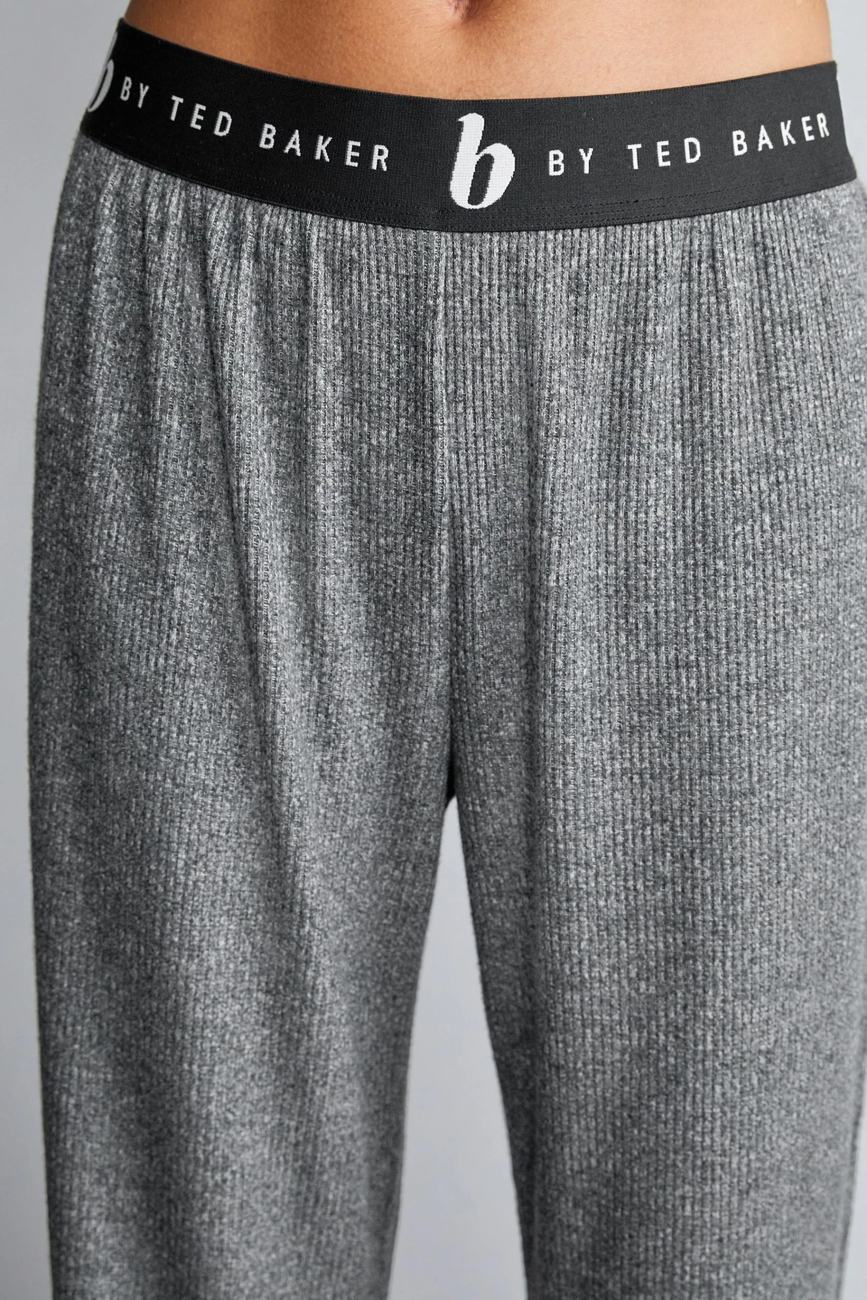 B By Ted Baker Rib Loungewear Trousers 6 B By Ted Baker Rib Loungewear Trousers - Image 4