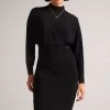 Ted Baker Alice Cocoon Black Midi Dress 1 Ted Baker Alice Cocoon Black Midi Dress -Ted Baker Shop A67873s