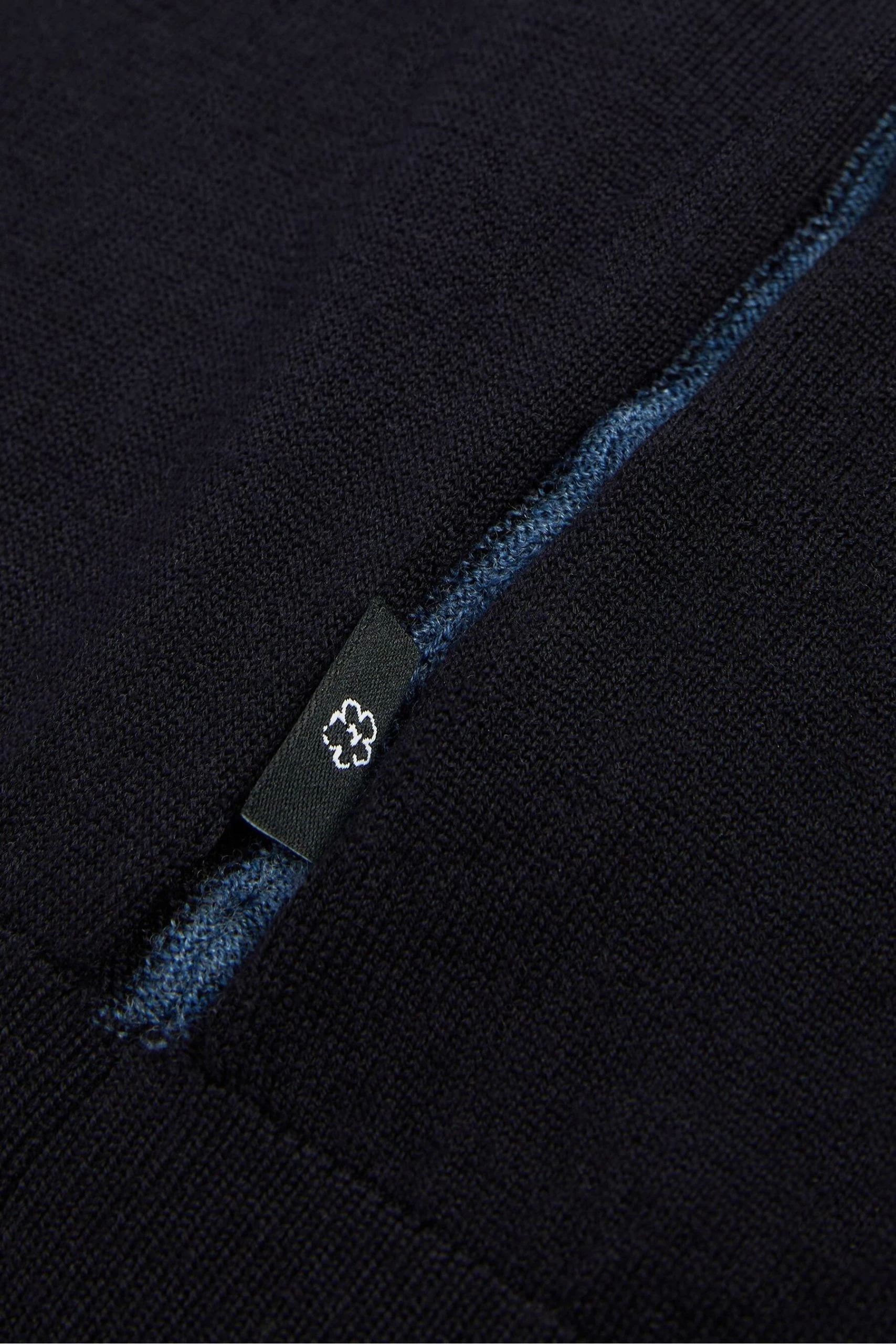 Ted Baker Blue Haworth Short-Sleeve Knitted Polo Shirt 7 Ted Baker Blue Haworth Short-Sleeve Knitted Polo Shirt - Image 5