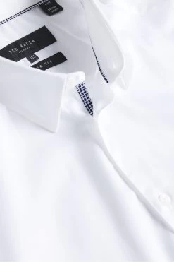 Ted Baker White Holmess Long Sleeve Slim Fit Shirt 10 Ted Baker White Holmess Long Sleeve Slim Fit Shirt -Ted Baker Shop A84849s6