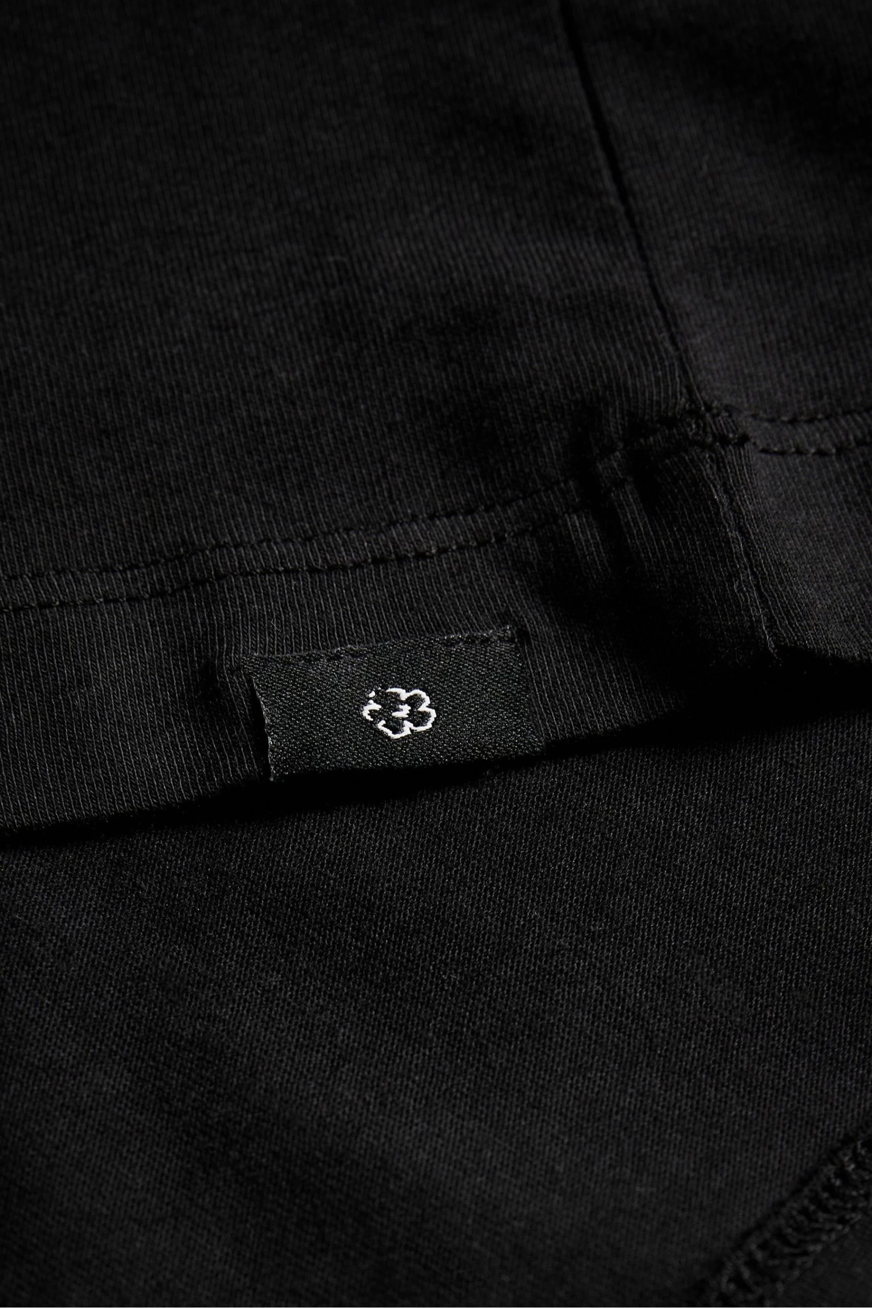 Ted Baker Hawking Black Plain T-Shirt 9 Ted Baker Hawking Black Plain T-Shirt - Image 7