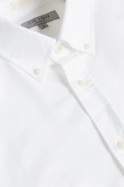 Ted Baker Ditton White Short Sleeve Oxford Shirt 11 Ted Baker Ditton White Short Sleeve Oxford Shirt -Ted Baker Shop A95655s5
