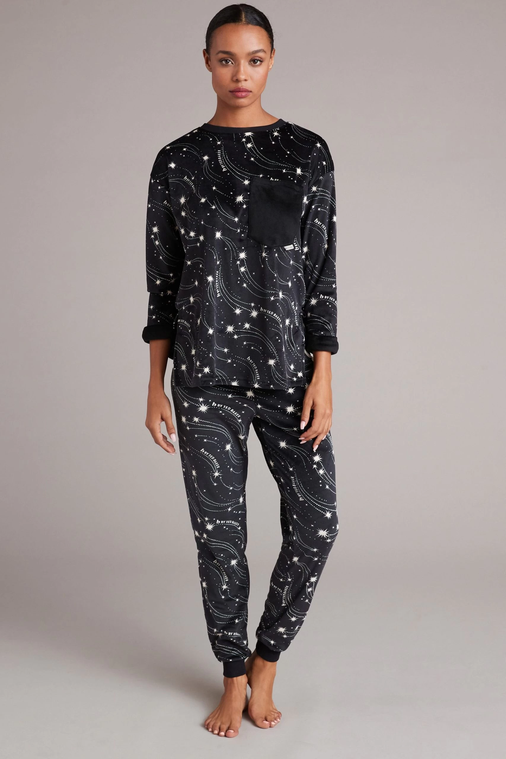 B By Ted Baker Cosy Pyjama Set 4 B By Ted Baker Cosy Pyjama Set - Image 2