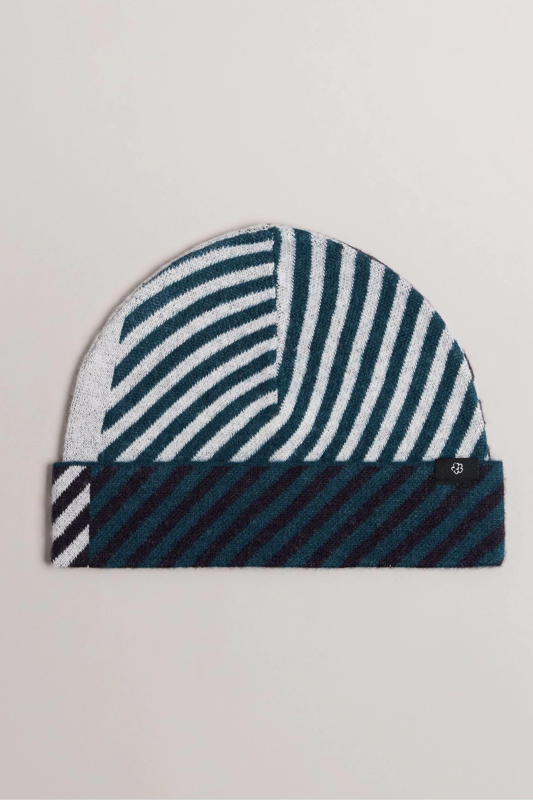 Ted Baker Navy Blue Inferne Boucle House Check Hat 3 Ted Baker Navy Blue Inferne Boucle House Check Hat