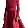Ted Baker Red Zadi Knitted Frill Full Skirt Dress 1 Ted Baker Red Zadi Knitted Frill Full Skirt Dress -Ted Baker Shop C18291s
