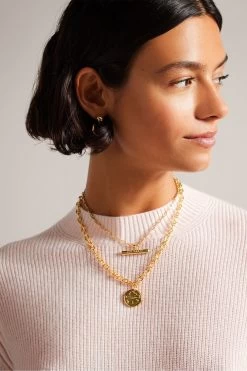 Ted Baker Pink Rashell Cashmere Blend Crew Neck Sweater 10 Ted Baker Pink Rashell Cashmere Blend Crew Neck Sweater -Ted Baker Shop C22149s4