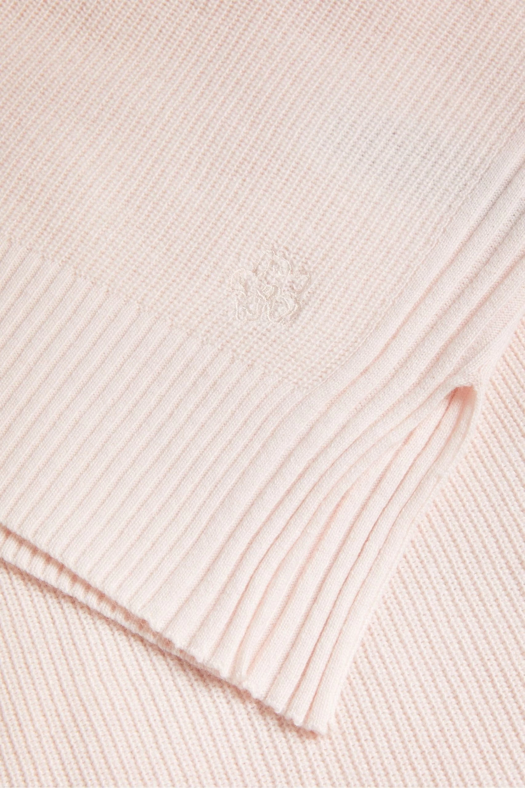 Ted Baker Pink Rashell Cashmere Blend Crew Neck Sweater 7 Ted Baker Pink Rashell Cashmere Blend Crew Neck Sweater - Image 5