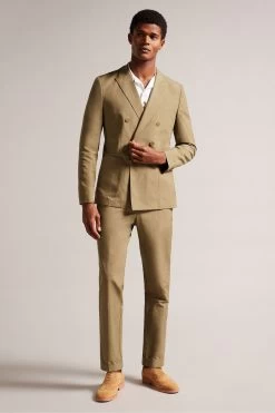 Ted Baker Slim Fit Natural Cleevej Cotton Linen Jacket 11 Ted Baker Slim Fit Natural Cleevej Cotton Linen Jacket -Ted Baker Shop C24896s3