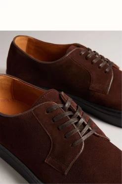 Ted Baker Brown Kantens Choc Effect Suede Hybrid Shoes -Ted Baker Shop C29795s2