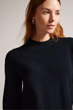 Ted Baker Light Grey Rashell Cashmere Blend Crew Neck Sweater 10 Ted Baker Light Grey Rashell Cashmere Blend Crew Neck Sweater -Ted Baker Shop C56606s4